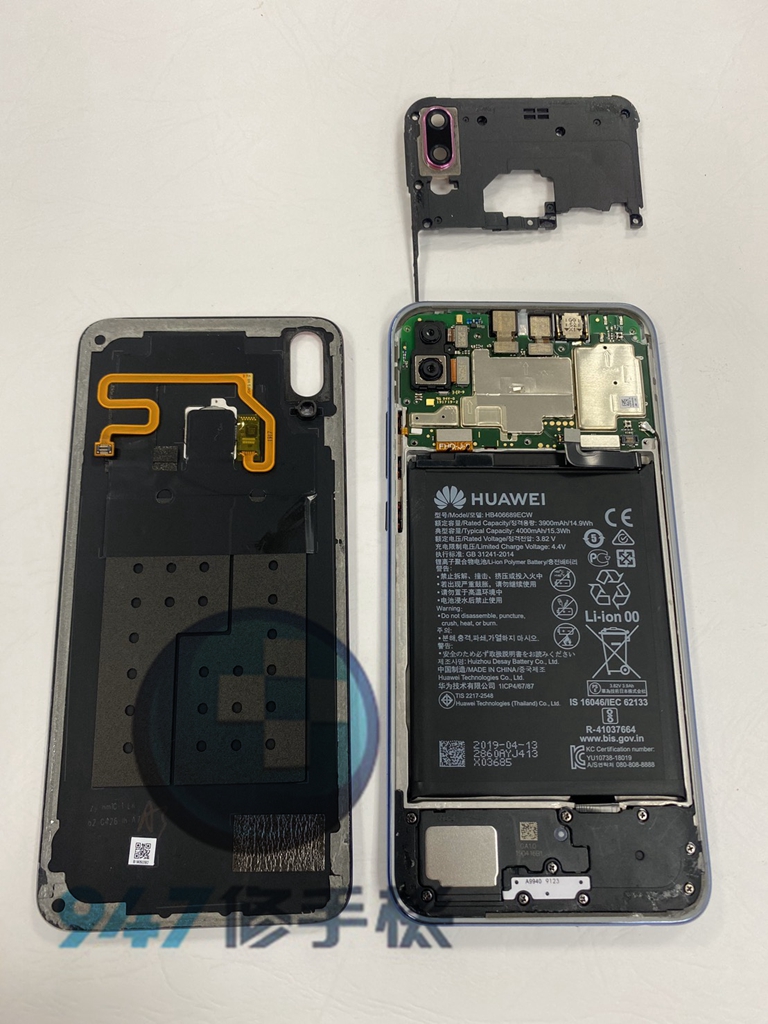 Y9 2019 手機維修_面板更換_電池更換04
